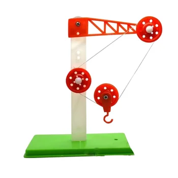 

DIY Pulley Model Toy Kits Science Physics Exploring Mechanics Experiments Educational Scientific Toy Gift for Kids Children
