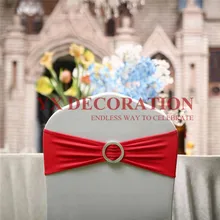 Дешевая цена лайкра лента спандекс стул створка подходит для Банкетный чехол на стул Свадебные украшения