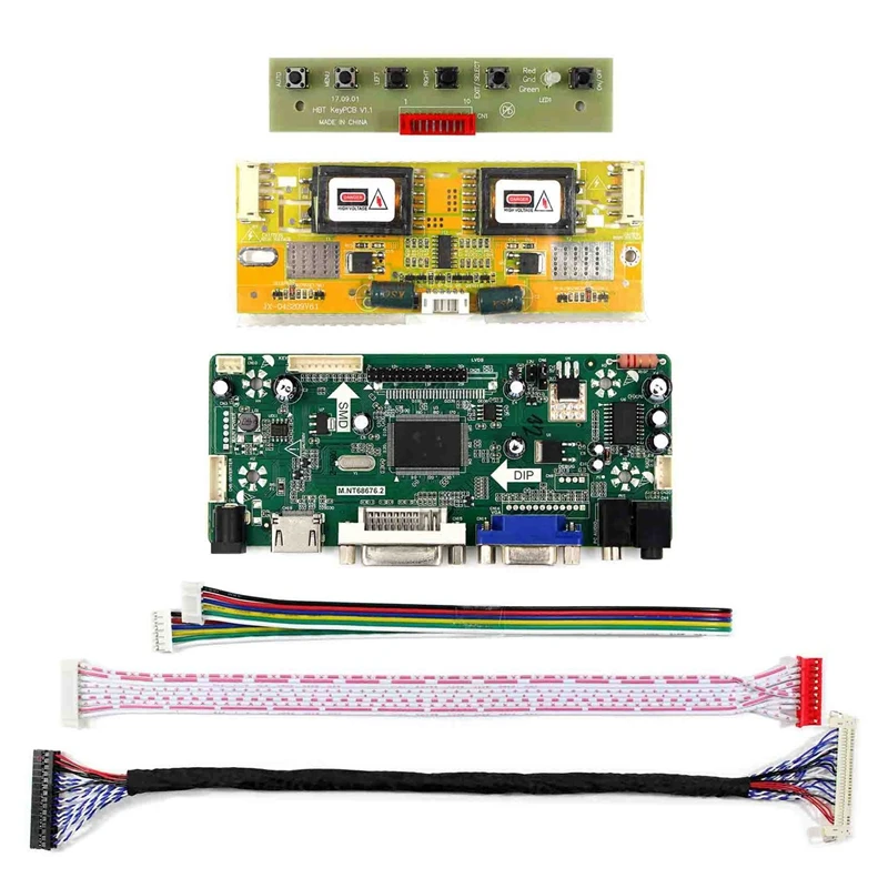 ЖК-драйвер для 17 дюймов M170En05 Hdmi Dvi Vga Аудио ЖК-контроллер плата 4Ccfl инвертор M170En06
