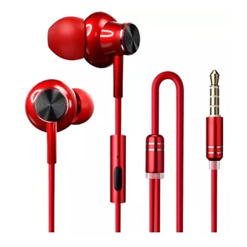 

HiFi Metal In-Ear Headset Wire-Controlled Anti Radiation Earphone