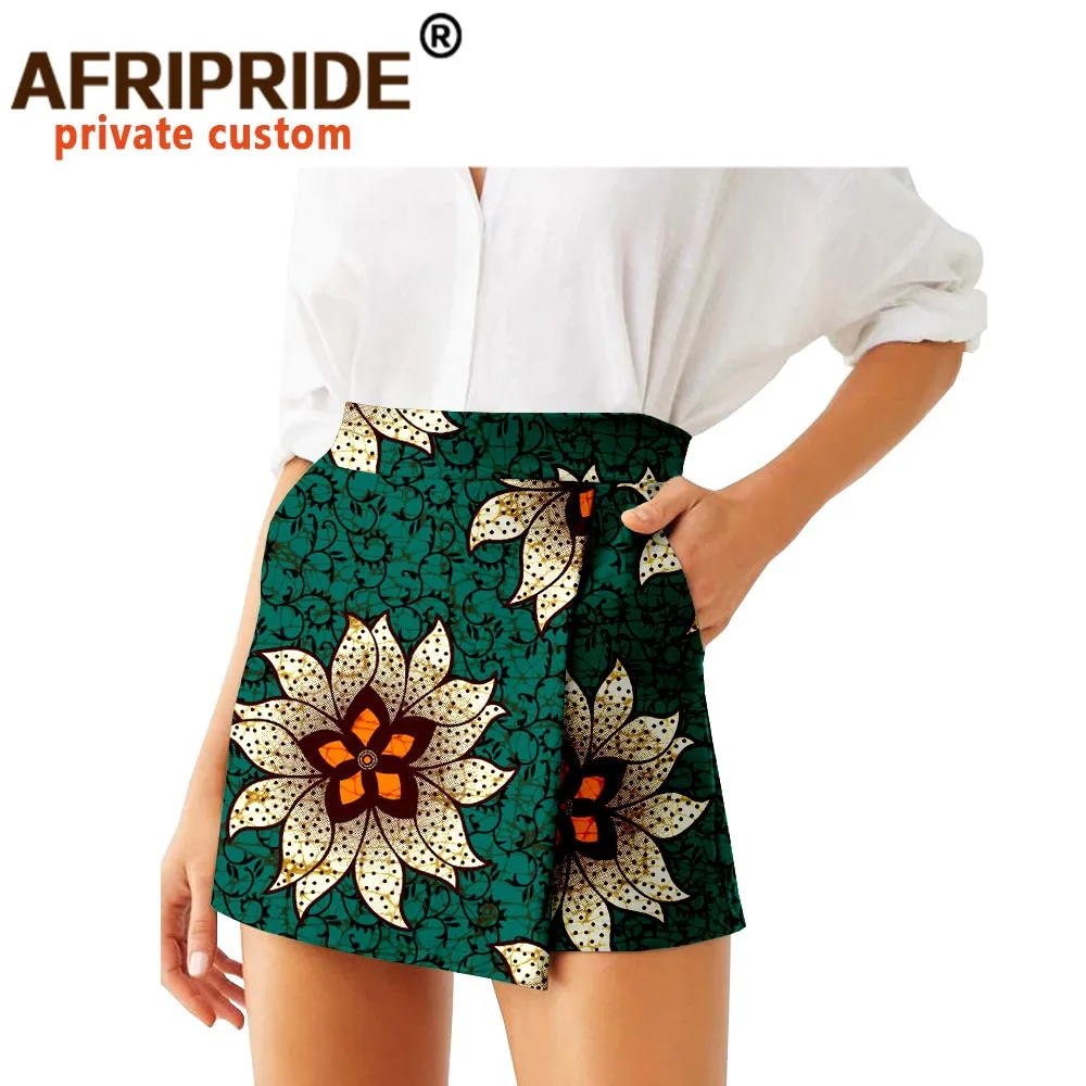 ankara high waist shorts