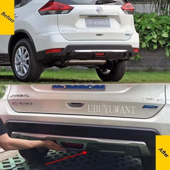 

For Nissan X Trail 2014-2017 Rear / Front Protective Panels Stainless Steel Decorative Panels Bumper Protector Body Kit