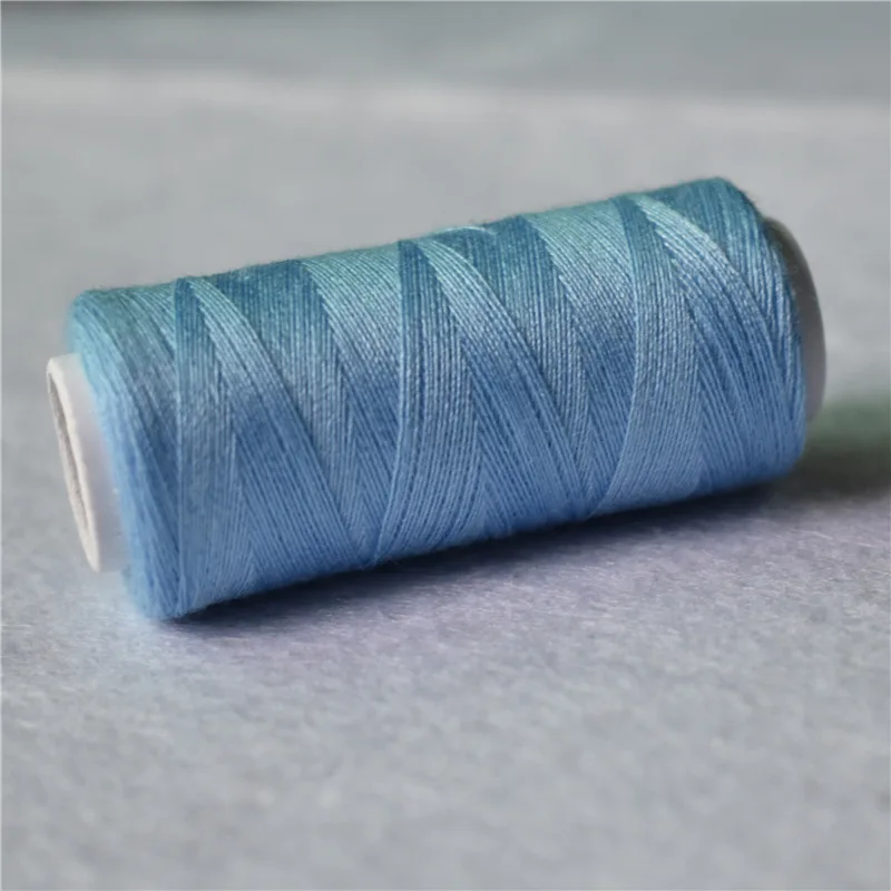 1pc Skyblue O 1 шт. 200 ярдов швейная нить полиэфирная нить набор прочных и прочных швейных нитей для ручных машин - Цвет: 1pc Skyblue O