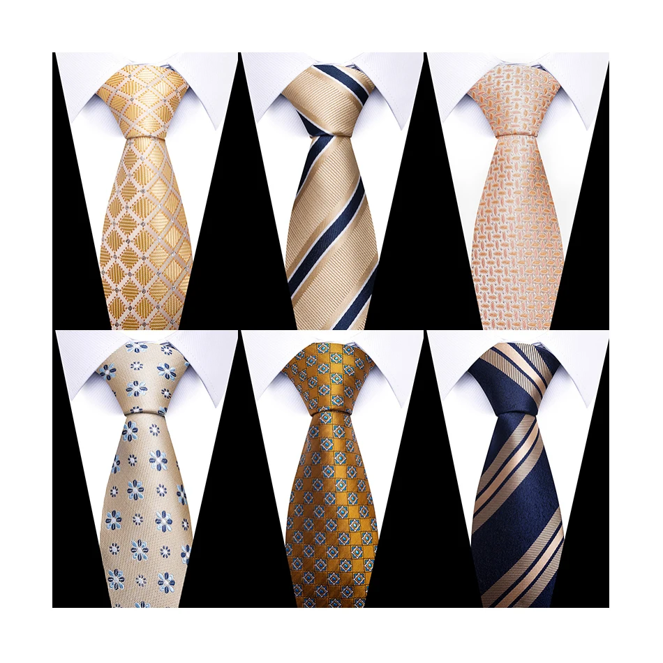 160 Colors Fashion 7.5 cm Silk Tie Men Gold Fit Wedding Luxury Party Suit Accessories Group Slim Necktie Gravatas Gift neck tie