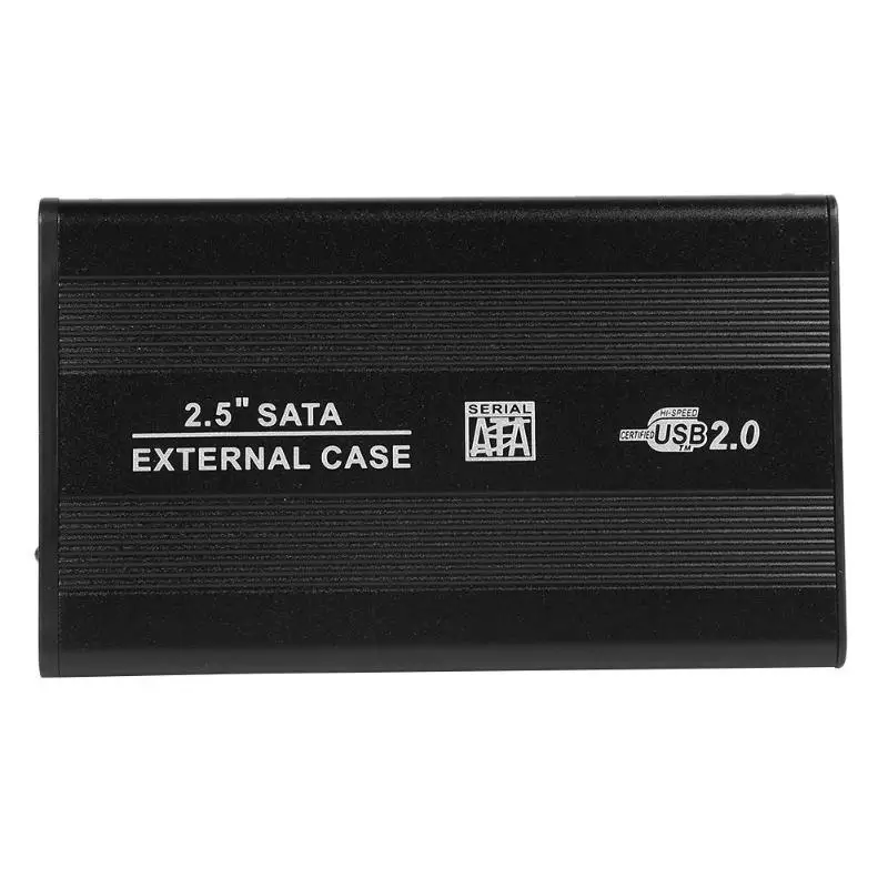 2," USB2.0 SATA жесткий диск Корпус алюминиевый сплав HDD коробка 480 Мбит внешний жесткий диск Корпус для ноутбука 2,5 дюймов HDD SDD чехол