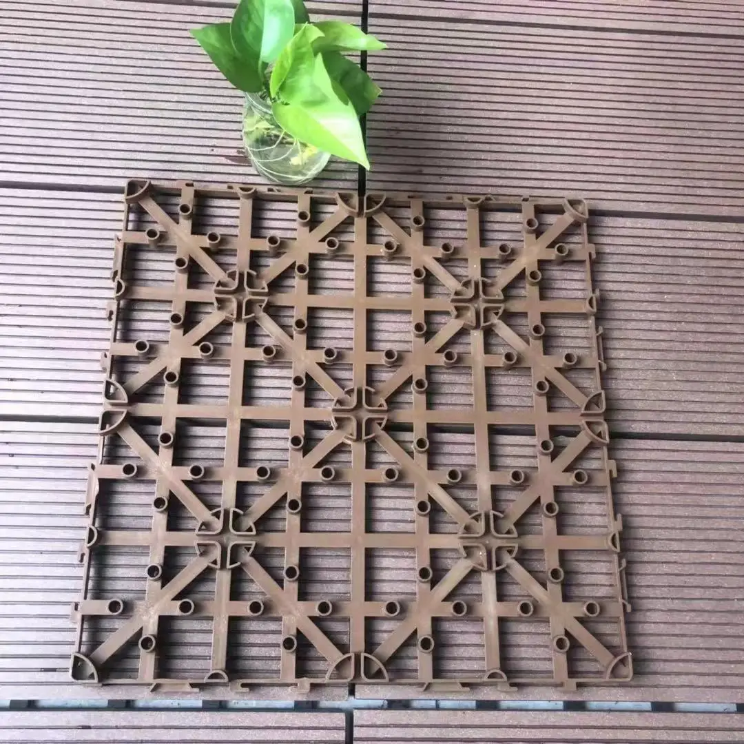 DIY outdoor floor bottom support floor mesh wood plastic connection accessories plastic wood mesh can be customized