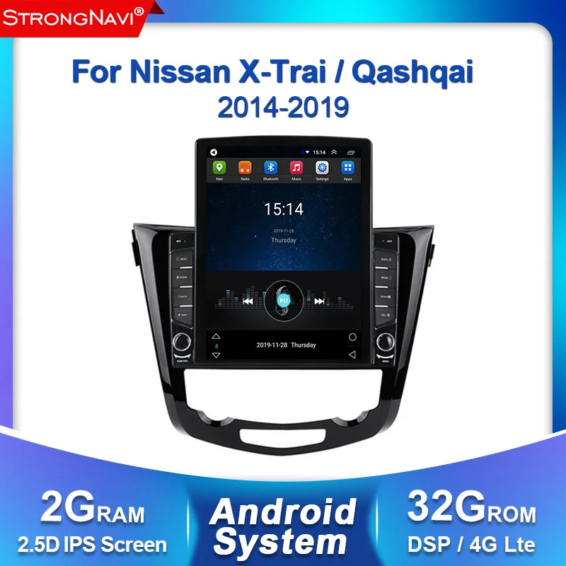 Tesla экран DSP 2 + 32G автомобильное радио Android мультимедийный плеер навигация GPS для