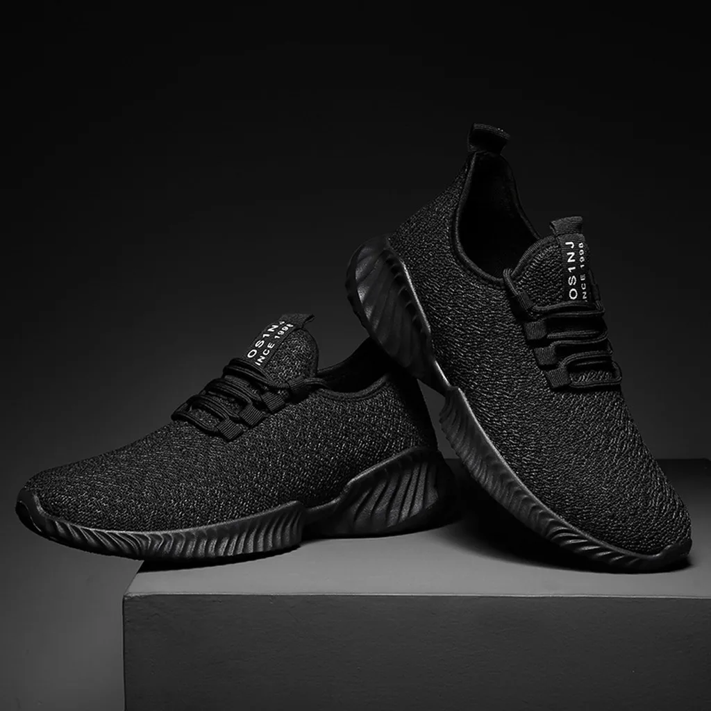 Summer Breathable Men Shoes Casual Shoes Men Fashions Male Mesh Shoes Men Sneakers Big Size Zapatillas Hombre Blue New#3