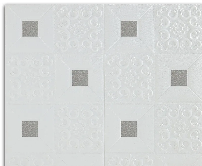 70cmx70cmx1pcs Водостойкие 3d настенные наклейки для гостиной, крыши, потолка, декоративные обои для спальни, самоклеящиеся потолочные обои - Color: 70cmx70cmx1pcs