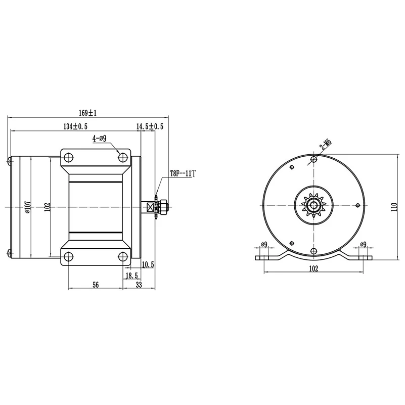 motor size