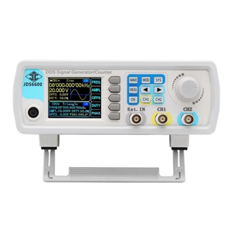 JDS6600-40M Dual Channel Function Arbitrary Waveform Signal Generator Pulse Source Frequency Meter UK Plug | Инструменты