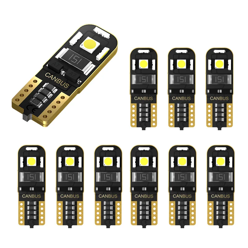 10x T10 W5W LED Canbus автомобильные внутренние фары для Mitsubishi Outlander Lancer 10 9 Galant ASX Pajero 4 Sport