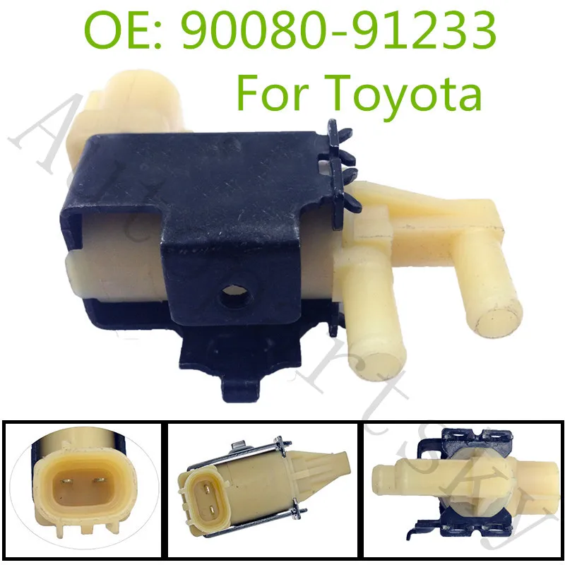 Канистра вентиляционный соленоид 90080-91233 для Toyota Matrix Corolla Vapor 2000-2005 OE 911-629 73-1468 9008091233 911629 PV498 2M1132