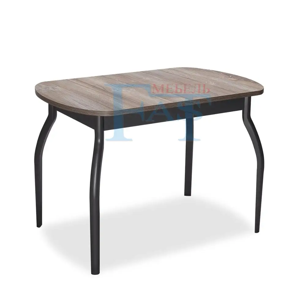 Расширяемый обеденный стол из МДФ с буковыми ножками для кухни и столовой