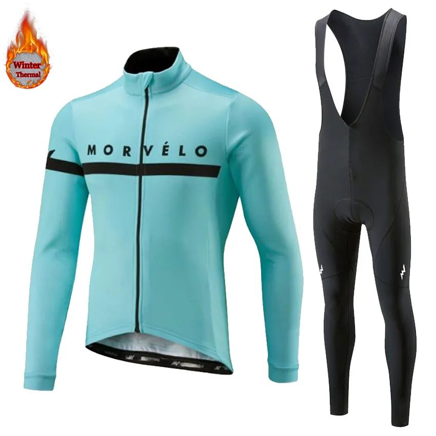 01 Ropa ciclismo теплый зима Термальность флис велосипедная одежда Для Мужчин's Велоспорт Джерси костюм для прогулок верховой езды на велосипеде, MTB Костюмы комбинезон, комплект - Цвет: 01