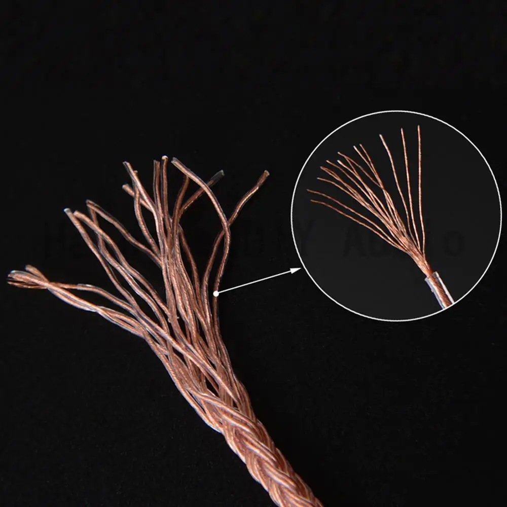 Thouliess 16Cores Pure Copper Upgrade Headphone Cable MMCX 2Pin For ZSX TFZ W4r UM3x 1964 Heir 10 A IEM8 0 IEM10 0 se535 215 846