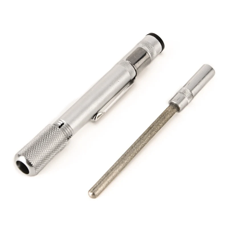 

3 in 1 Fishing Hunting Pocket Sharpener Stainless Steel Diamond Knife Saw Hook Flat Edges High Quality Durable Portable LQ6506