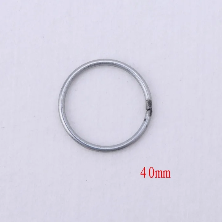 Круглый металлический обруч кольцо «Ловец снов» гобелены макраме ремесла домашний декор "сделай сам" RXJB - Цвет: 40mm