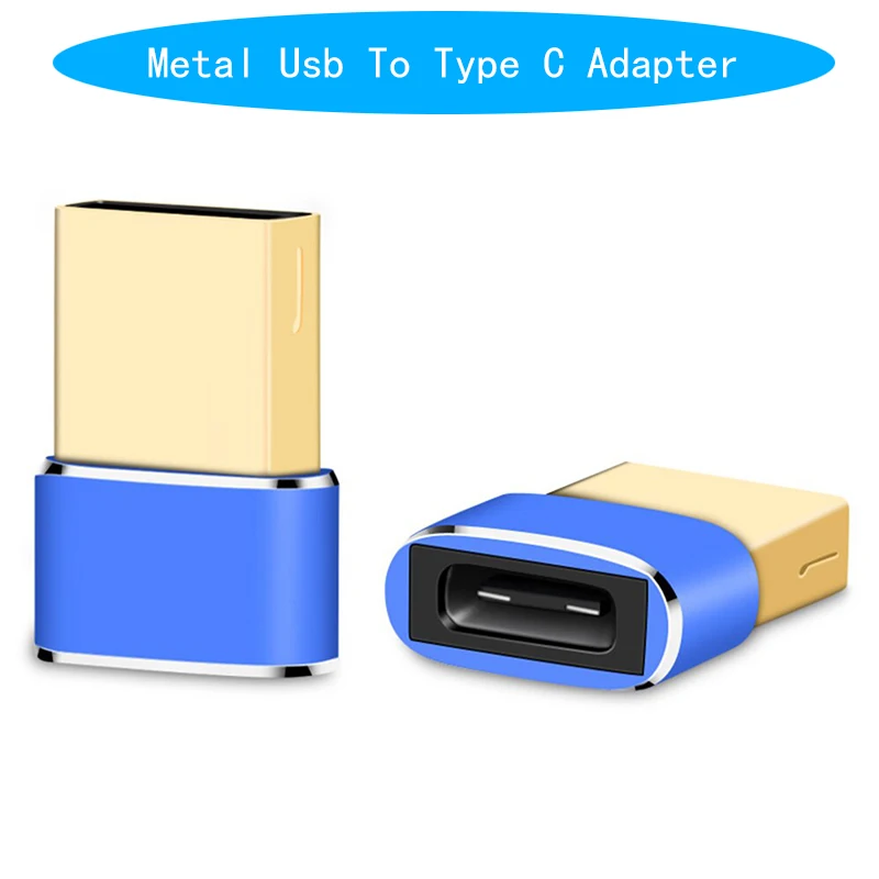 Металлический USB штекер для type C Женский OTG адаптер USB C конвертер для Xiaomi Nexus 5x6 p Oneplus 3 2 Macbook usb type-C кабель адаптер - Цвет: 3