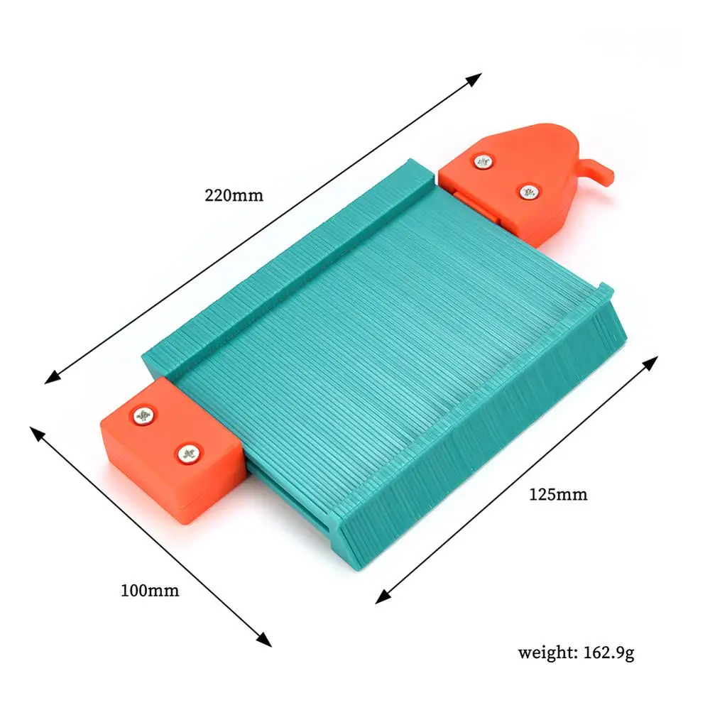 Contour Gauge 5/6/10inch Plastic Profile Copy Gauge Irregular Shaper Profile Ruler Gauge Duplicator Contour Gauge General Tools - Цвет: 5inch