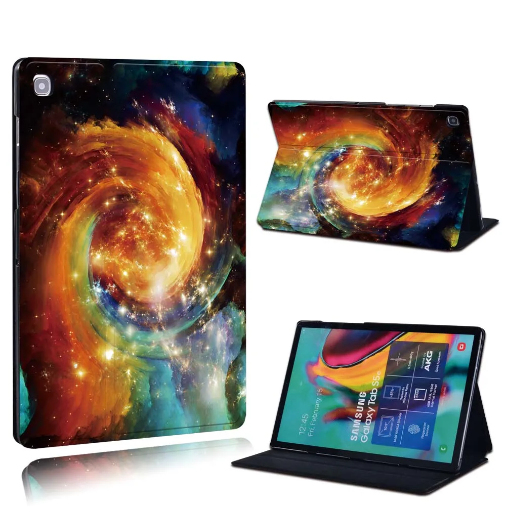 para samsung galaxy tab lite um impresso couro tablet suporte capa folio