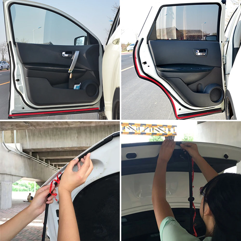 Автомобильная уплотнительная лента резиновая полоска для кромок багажника