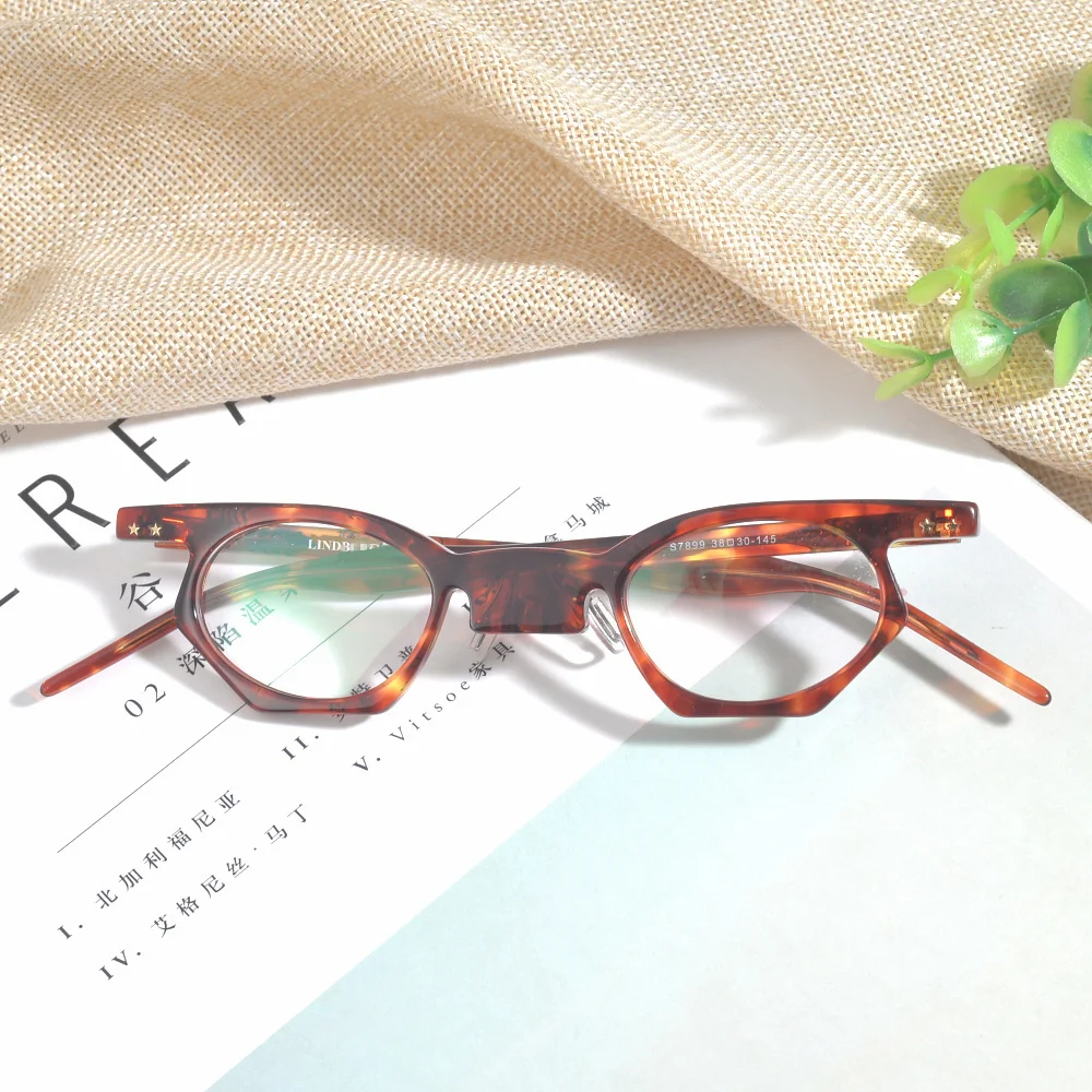 Ультра-легкий Безвинтовые очки рамка из нержавеющей стали супер тонкий близорукость очки мужские брендовые дизайнерские очки с чехол