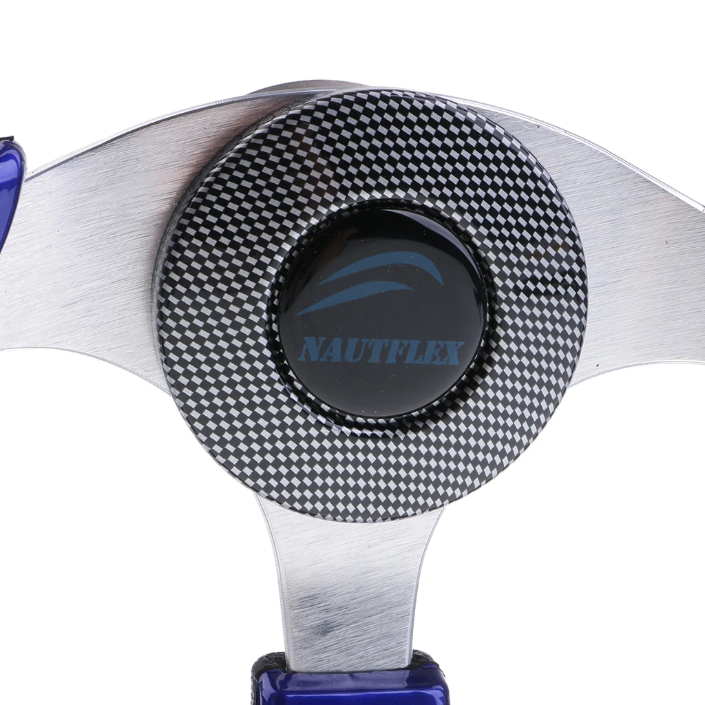 2 Pcs 320mm Boat Steering Wheel Non-directional 3 Spoke 3/4