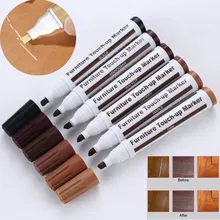 Furniture Touch Up Kit Markers & Filler Sticks Wood Scratches Restore Kit Scratch Patch Ppaint Pen Wood Composite Repair WWO66