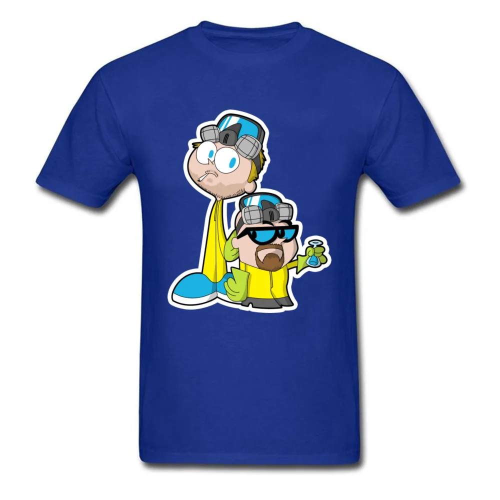 Breaking_Dexter_5066 Fall 100% Cotton Round Neck Tees Short Sleeve Casual T-shirts Dominant Casual T Shirt Top Quality Breaking_Dexter_5066 blue