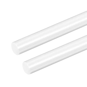 

uxcell 8mm × 20" ABS Plastic Round Bar Rod for Architectural Model Making White 2pcs 8mm 2pcs