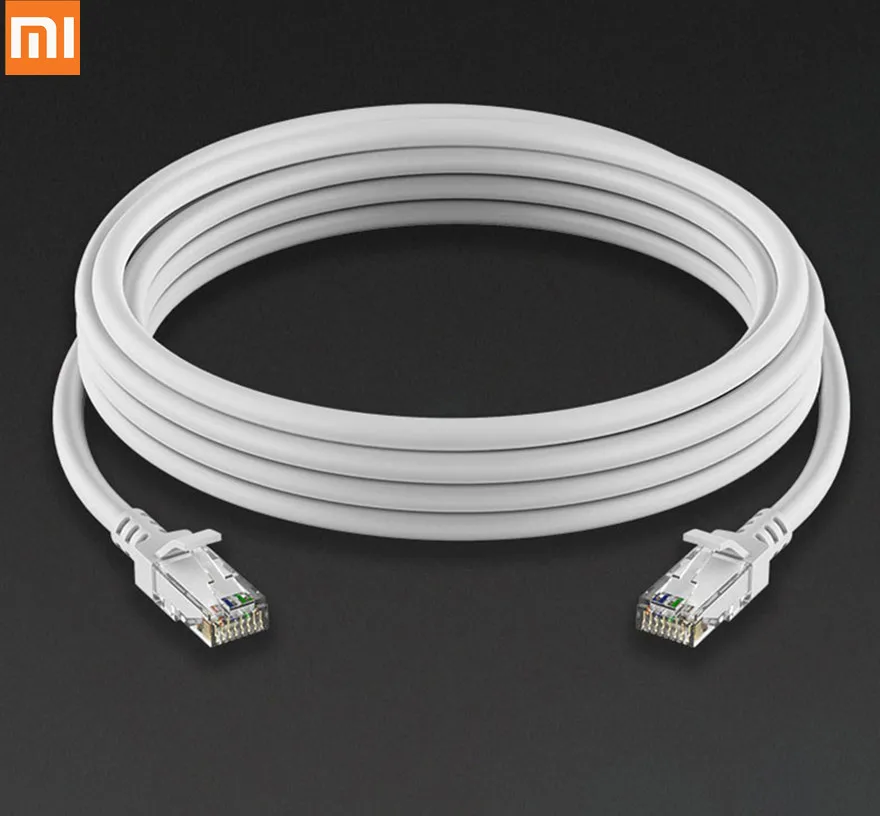 MI Mijia Huishu CAT6 плоский гигабитный кабель макс 1000 Мбит/с RJ45 Lan кабель 1 м/2 м сетевой кабель для компьютера роутера ноутбука CAT6 кабель