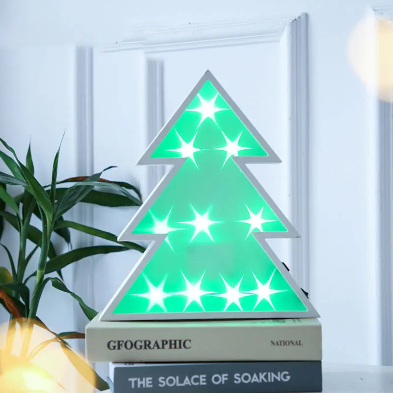 BRELONG LED Christmas Night Lights Christmas Tree Holiday Decoration Light Battery Power