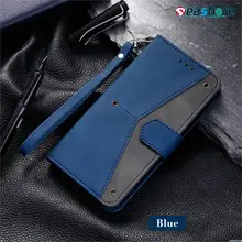 Leather Phone Case For Samsung M31 S30Ultra Wallet Card Slot Bag  S20 FE S10Plus S7Edge S9 Anti drop shell Multicolor stitching