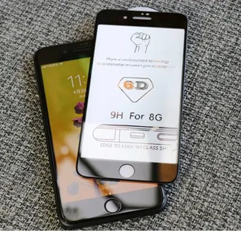 

100Pcs/Lot 6D Curved Tempered Glass Full Cover Screen Protector 9H Film For iPhone 11 Pro Max SE2 XS/XR/X 8/7 6 6S Plus Free DHL