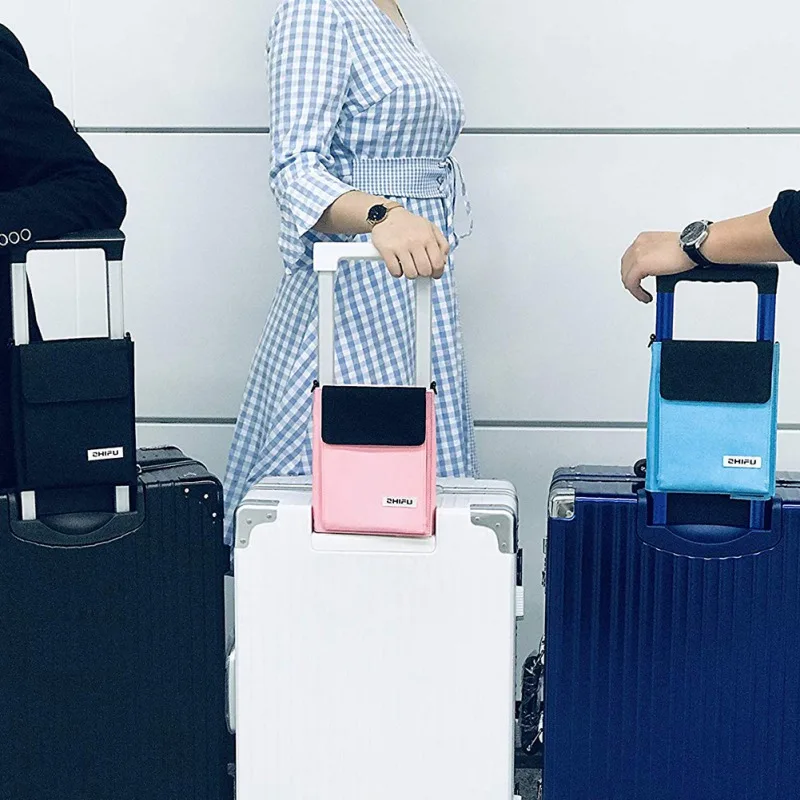 Portable Baggage Fixed Bag Luggage Briefcase Strap Light Waterproof Bag For Travel