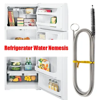 

Hot Long Flexible Refrigerator Scrub Brush Nylon Stainless Steel 155cm Total Length D6