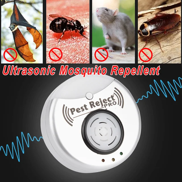 Elektronikus Szúnyogtaszító Kártevő Elutasítja A Pro Ultrahangos Ismétlő Ágy Bug Atkák Pók Védelmező Csótányokat - Image 6