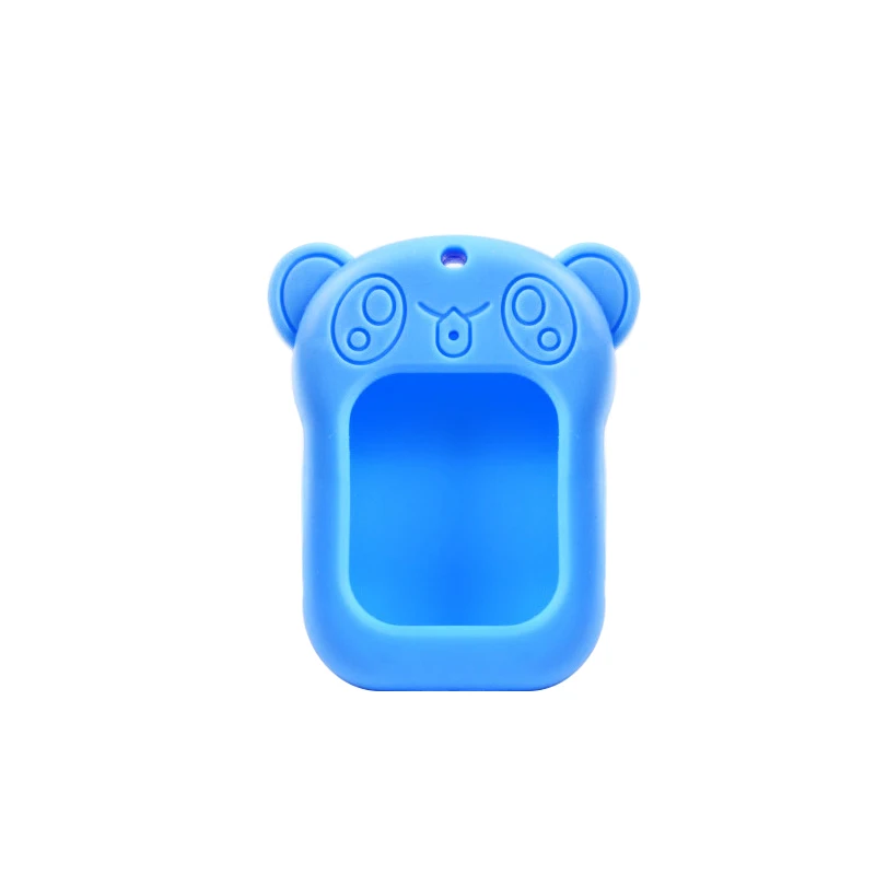 Детский умный телефон позиционирования силиконовый ремешок для часов корпус часов серия енота серия Кролик для большинства детских умных часов - Цвет: Raccoon BLUE