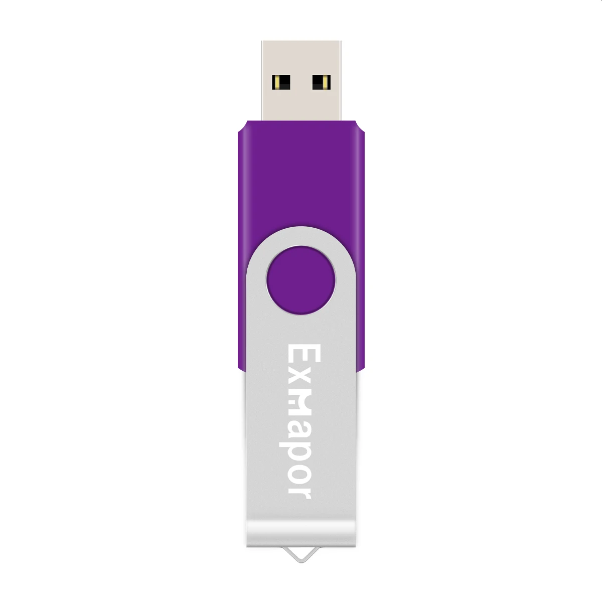 Exmapor 16GB Metal Swivel USB Flash Drives Thumb Pen Drive 16 GB USB2.0 Memory Stick for Computer Mac Tablet Data Storage Purple 4gb usb USB Flash Drives