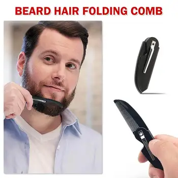 

Beard Care Set Beard Shaping Kit Beard Styling Comb Beard Stylus Sharpener Small Scissors Folding Comb Manual Razor