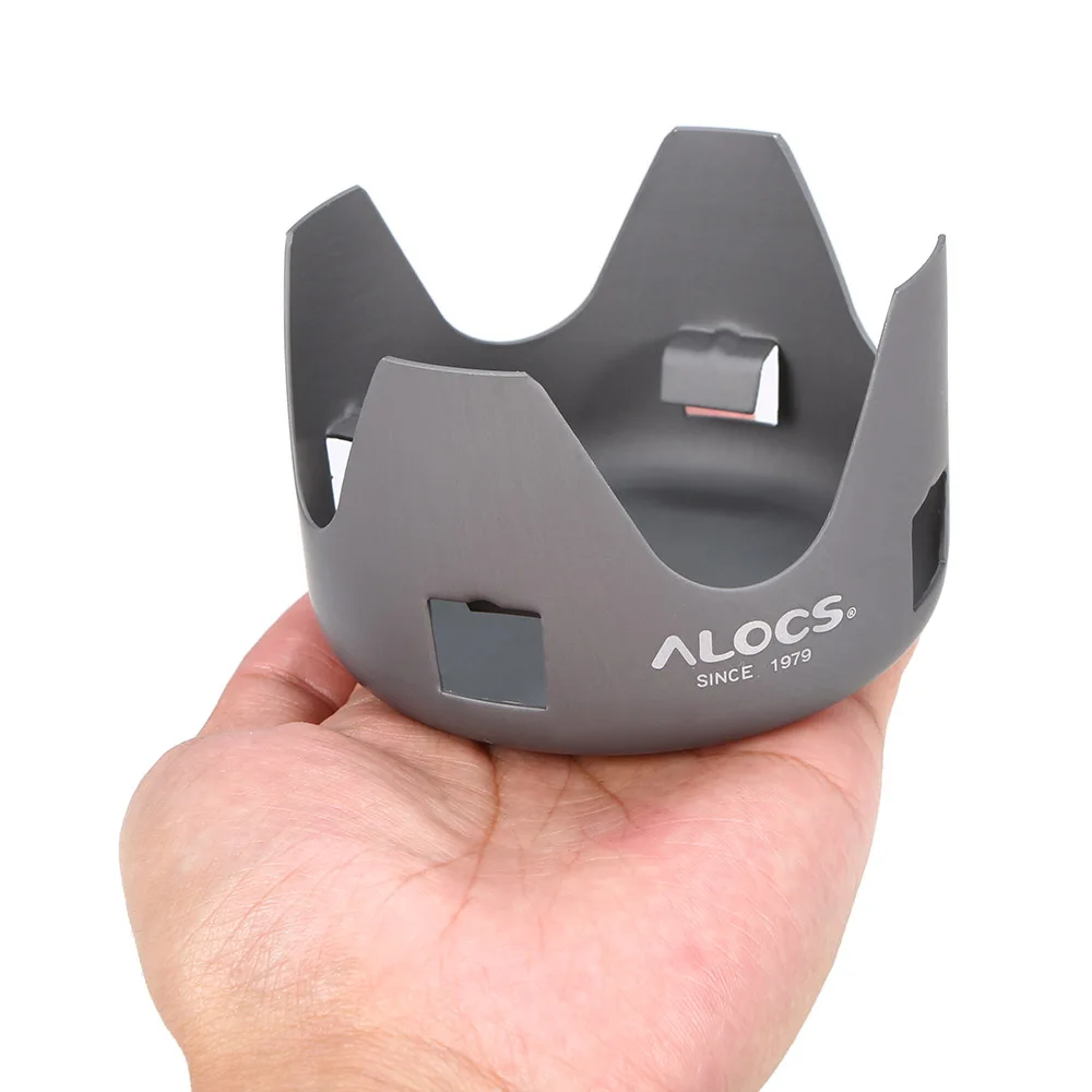 

Hot New ALOCS Alcohol Stove Stand Portable Outdoor Camping Stove Base Spirit Stove Support Mini Ultra-light Spirit Burner Bracke