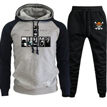 #Special Offers Japan Anime Hoodie Men Raglan Streetwear New Autumn Winter One Piece Cartoon Print Suit Male Fleece Pullover+Pants 2 Piece Set #Special Offers Japan Anime Hoodie Men Raglan Streetwear New Autumn Winter One Piece Cartoon Print Suit Male Fleece Pullover+Pants 2 Piece Set