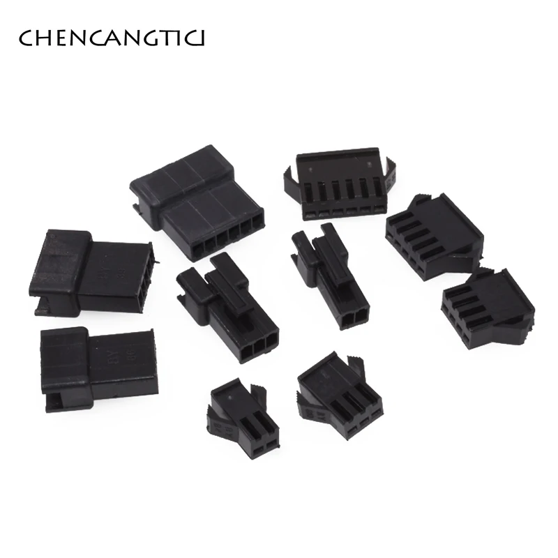 Electrical Connectors 1 Set 2-12 Pin SM 2.54 Pitch Male Female Connectors Housing Car LED Power Cord Plug