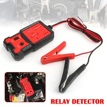 12 В Электронный Автомобильный прибор для проверки реле с зажимами аллигатора для авто батареи проверки I88#1