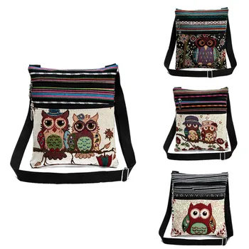 

Largest wholesaler New Fashion Owl Print Diagonal Package Shoulder Bags Mini Packet Messenger Bags