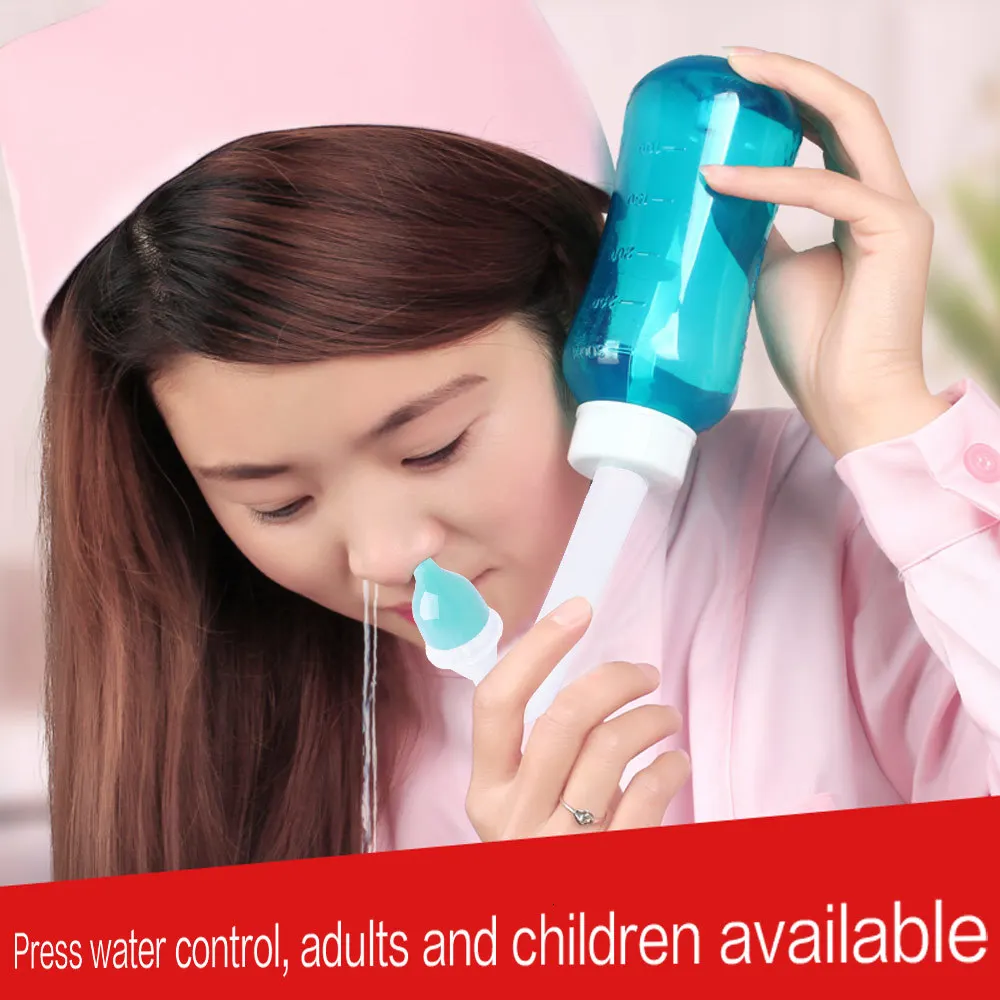 300 мл стандартная краску для промывания носа, чистящая синусовая аллергическая система, очиститель для носа, для взрослых и детей