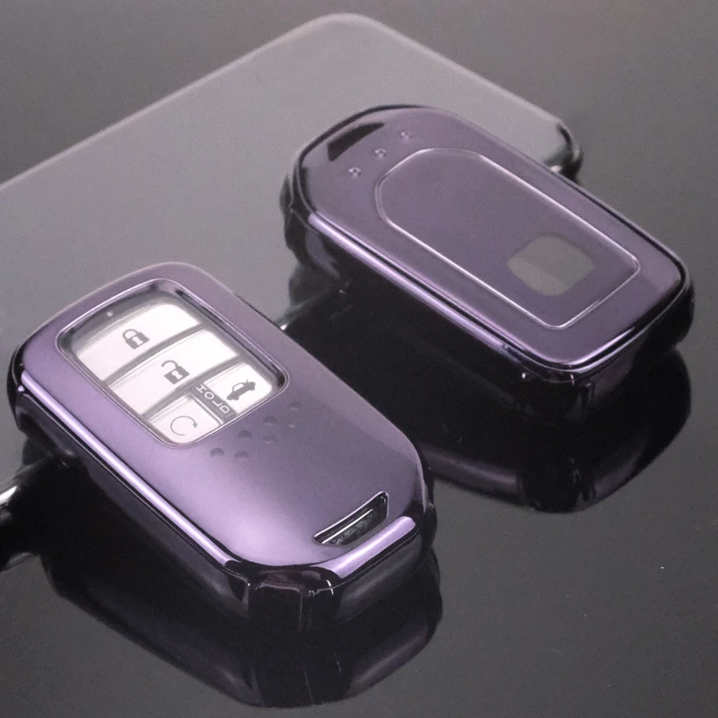 New Soft TPU Della Copertura Completa di Caso Chiave A Distanza Per Honda Civic City Vezel Accord HR-V CRV Polit Jazz Jade Crider odyssey Protezione con Chiave - H4201d6ba876e45abafe3c2a485f6e7e5K