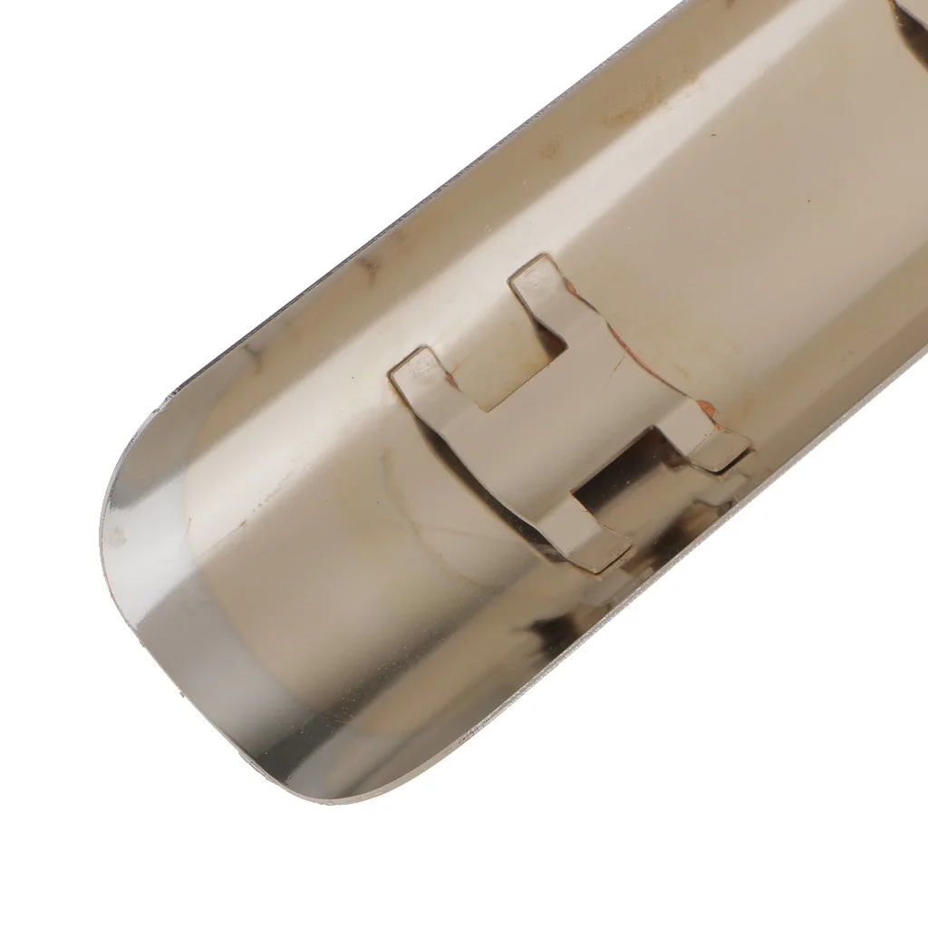 Manifold Exhaust Tube Heat Shield Cover Thermal Shroud For  White