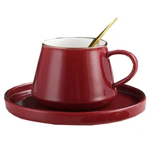 Best Offers Fashion creative Phnom Penh ceramic coffee cup dish set magic red peacock green glaze mug small gift Best Offers Fashion creative Phnom Penh ceramic coffee cup dish set magic red peacock green glaze mug small gift